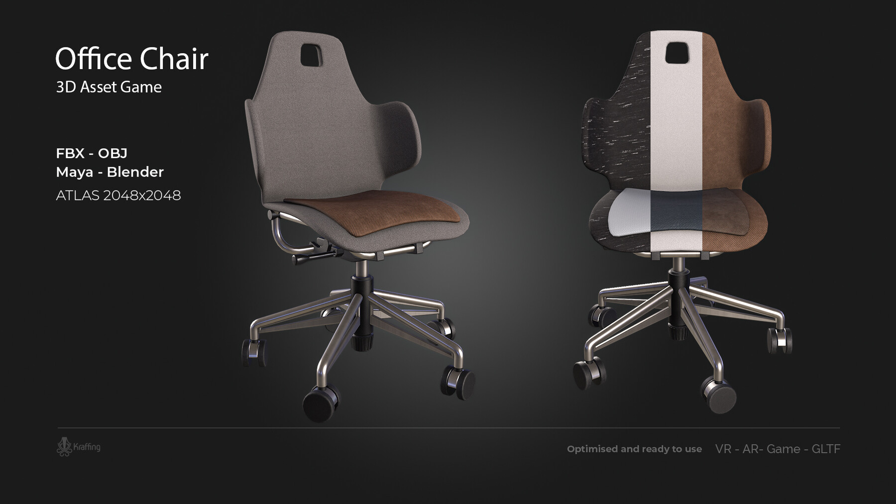 ArtStation - Office Chair V2 | Game Assets