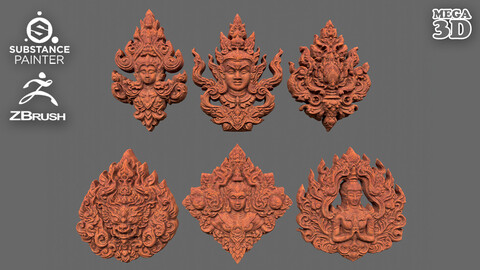 Asia Temple Decor - 231005