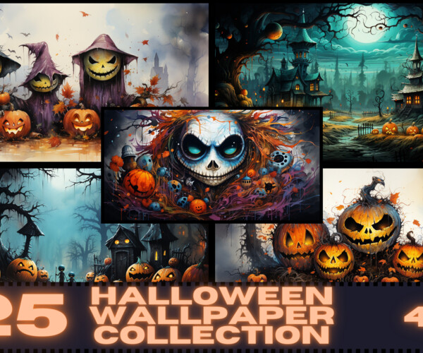 ArtStation - 25 Halloween backgrounds - Vol 03 | Artworks