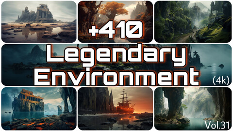 +400 legendary Environment Concept(4k)