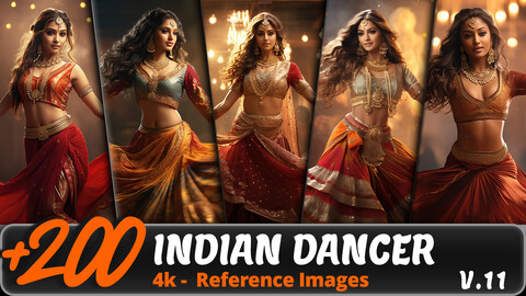 INDIAN DANCER VOL. 11/ 4K/ Reference Image