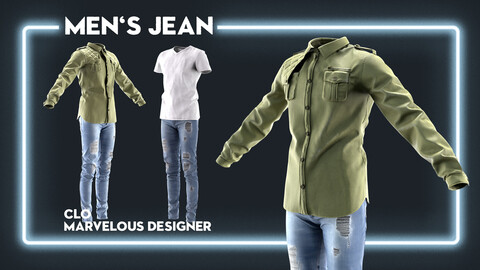Men Jean Outfit vol 02