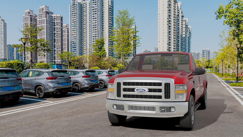 Ford F-250 Pickup Truck 4K