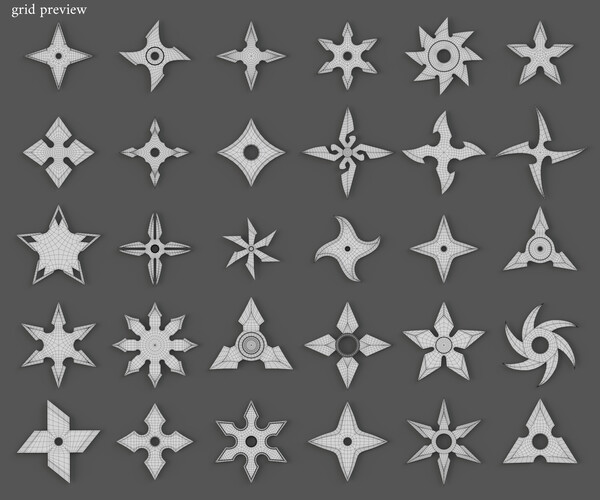 ArtStation - Shurikens | Resources