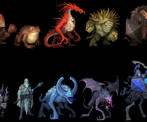 ArtStation - RPG Monster Pack 17 | Game Assets