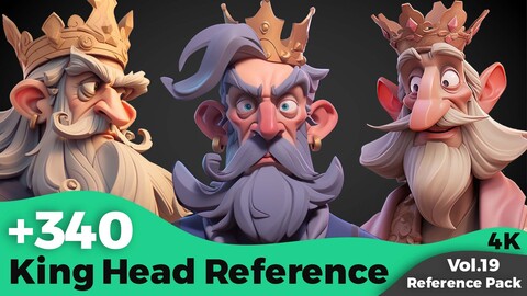 +340 King Head References (4k)