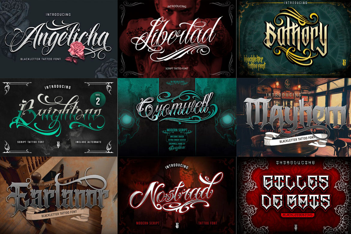 stylish fonts  Tattoo font, Tattoo font styles, Stylish fonts