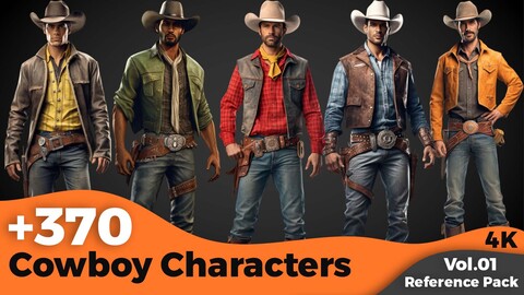 +370 Cowboy Character Concept (4k)