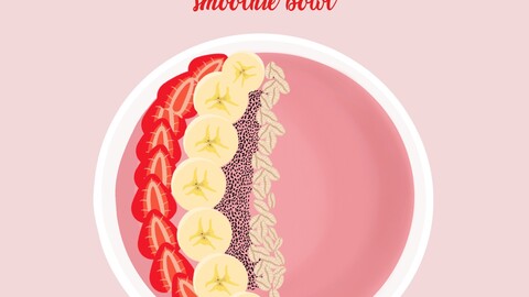 Smoothie Bowl Illustration