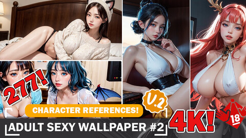 277 Adult sexy variety wallpapers V2 | 4K Reference Art Collection | Creative Fashion Inspiration