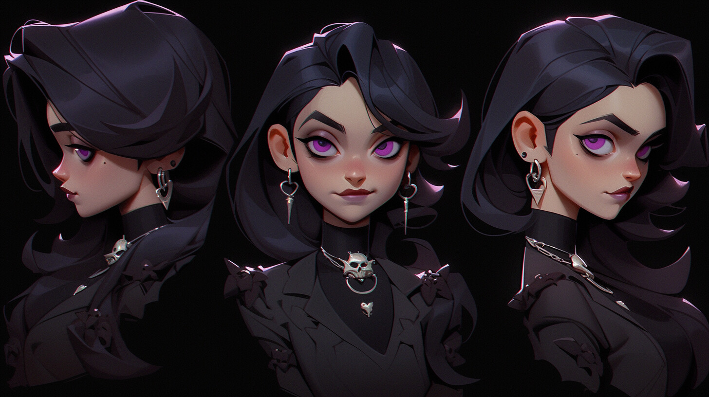 ArtStation - +370 Gothic Female Head References (4k) | Artworks