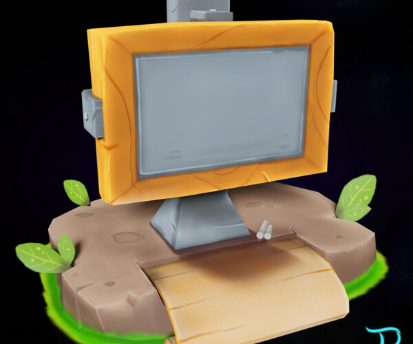 PC Computer - Plants vs Zombies Garden Warfare 2 - 3D model by