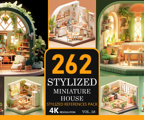4K] DIY Miniature Dollhouse Kit