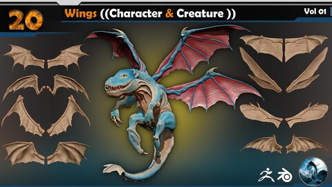 Wings ((Character & Creature)) Vol 01
