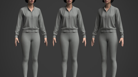 Women's Outfit 3d Model