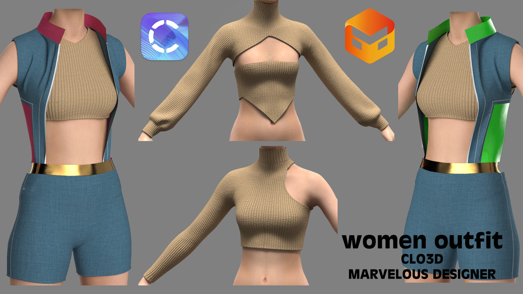 ArtStation - women outfit | Resources