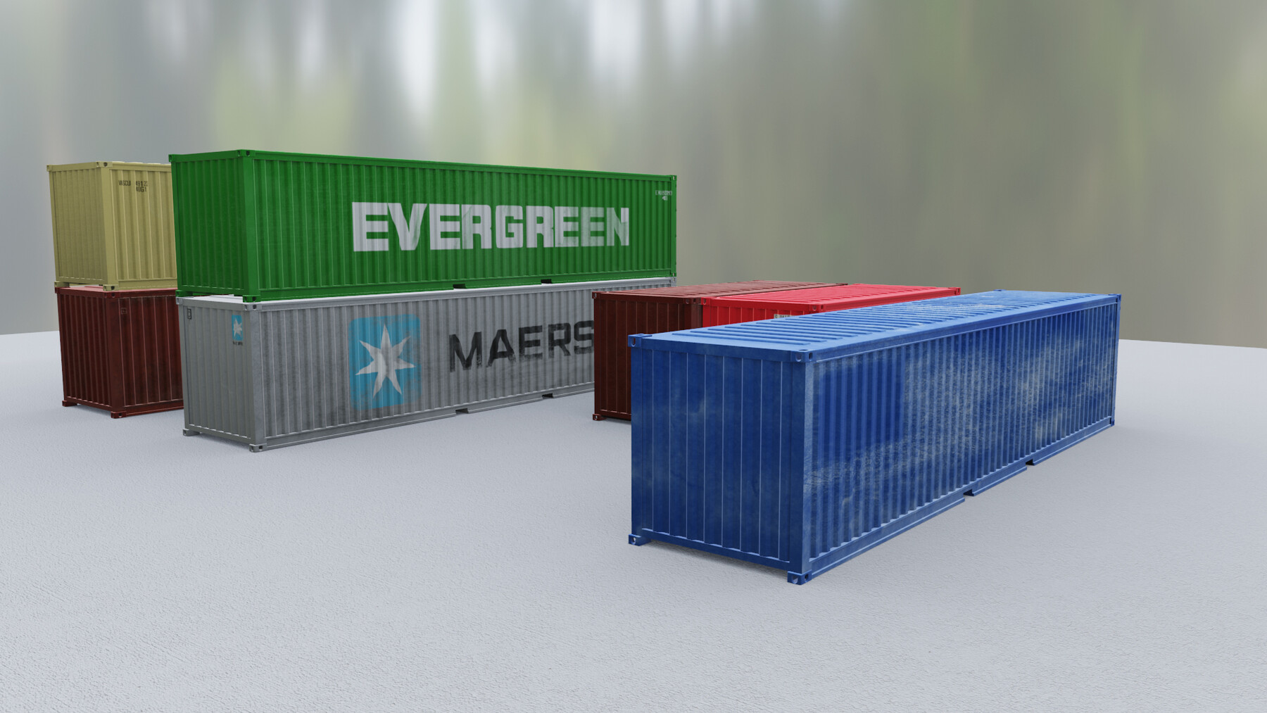 ArtStation - Container & Shipping Props | Game Assets