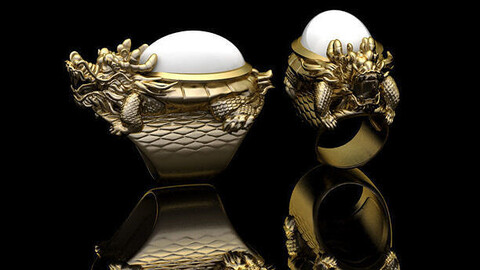 Dragon Ring-1 3D-print file