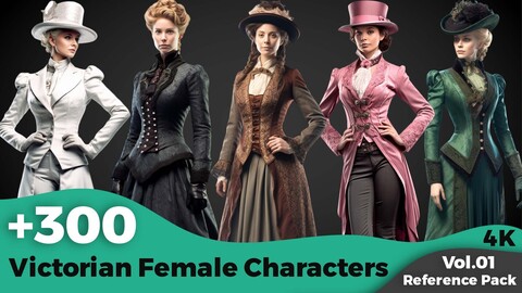 +300 Victorian Female Concept (4k)