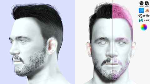 Realistic Male Hair Cut - Pump It Up