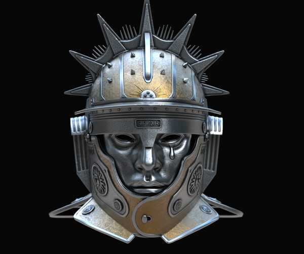 ArtStation - Restitutor orbis - Sol Invictus helmet | Resources