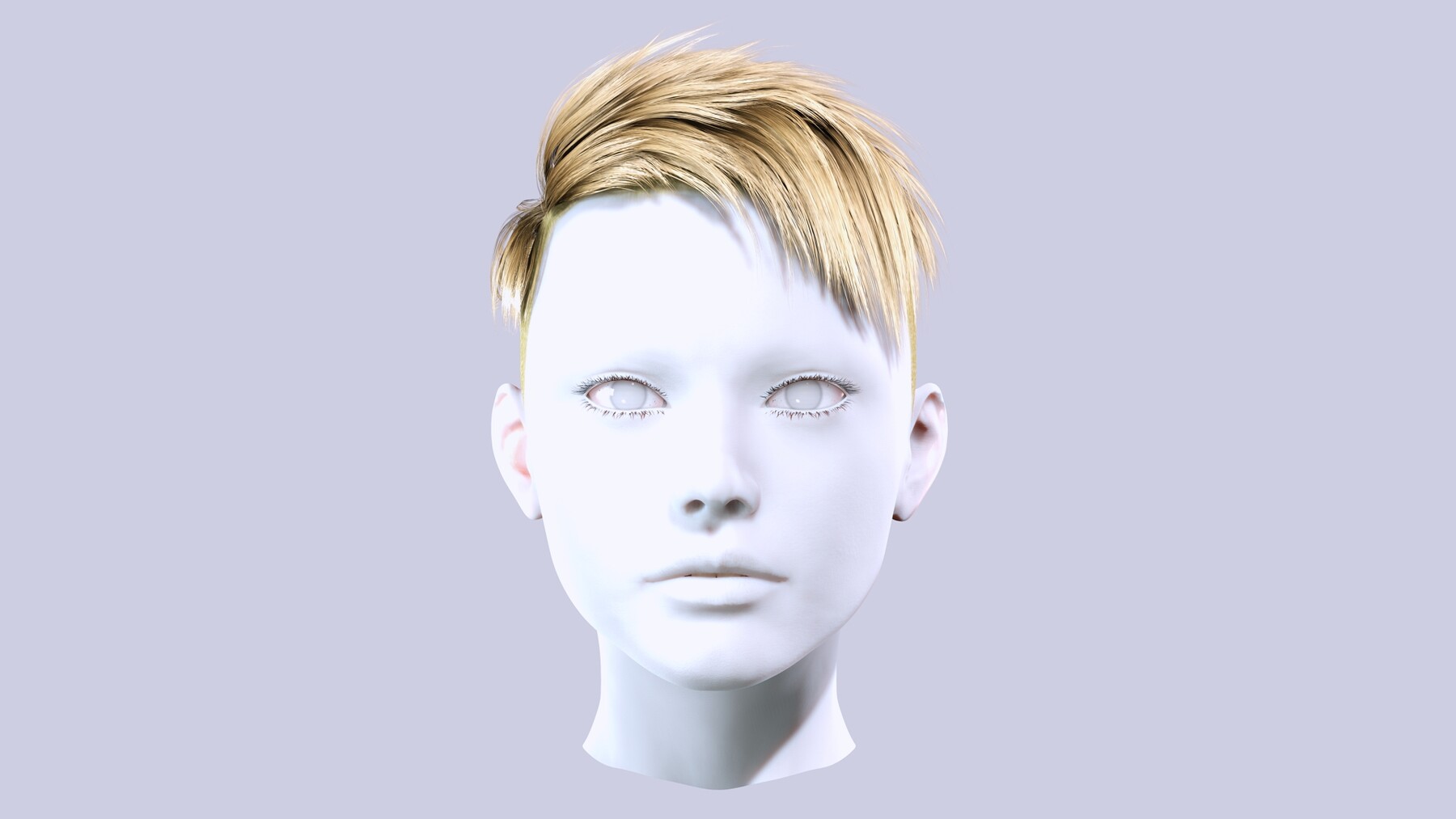 ArtStation - Realistic Short Hairstyle Female