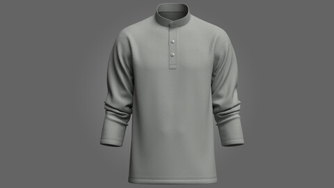 Polo t-shirt 3d Model