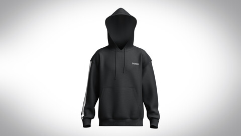 Men's Black Hoodie