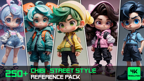 250+ Chibi - Street Style Reference Characters