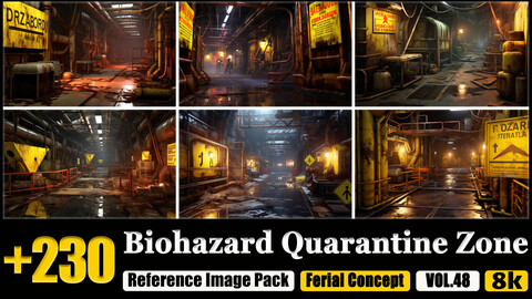 230 Biohazard Quarantine Zone Environment Concept Reference Image Pack v.48