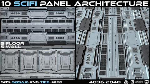 10 Scifi Panel Architecture
