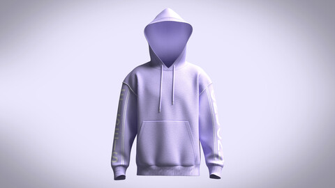 Men Hoodie With Piping