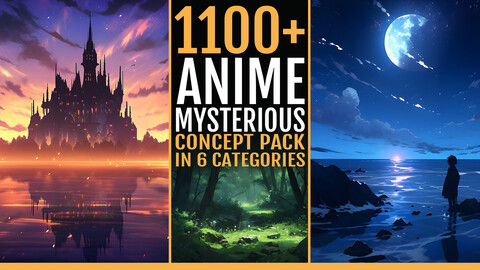 1100+ Anime Mysterious Environment