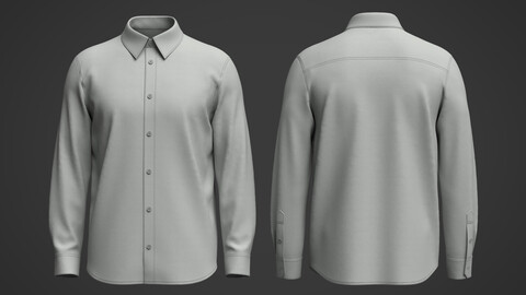 Men's Shirt 3d Model