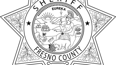 FRESNO County California Sheriff office badge Vector svg file for laser engraving, CNC router, fiber laser engraving, laser cutting, Cricut digital cutting machine file