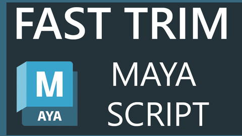 Fast Trim UV - Maya Script