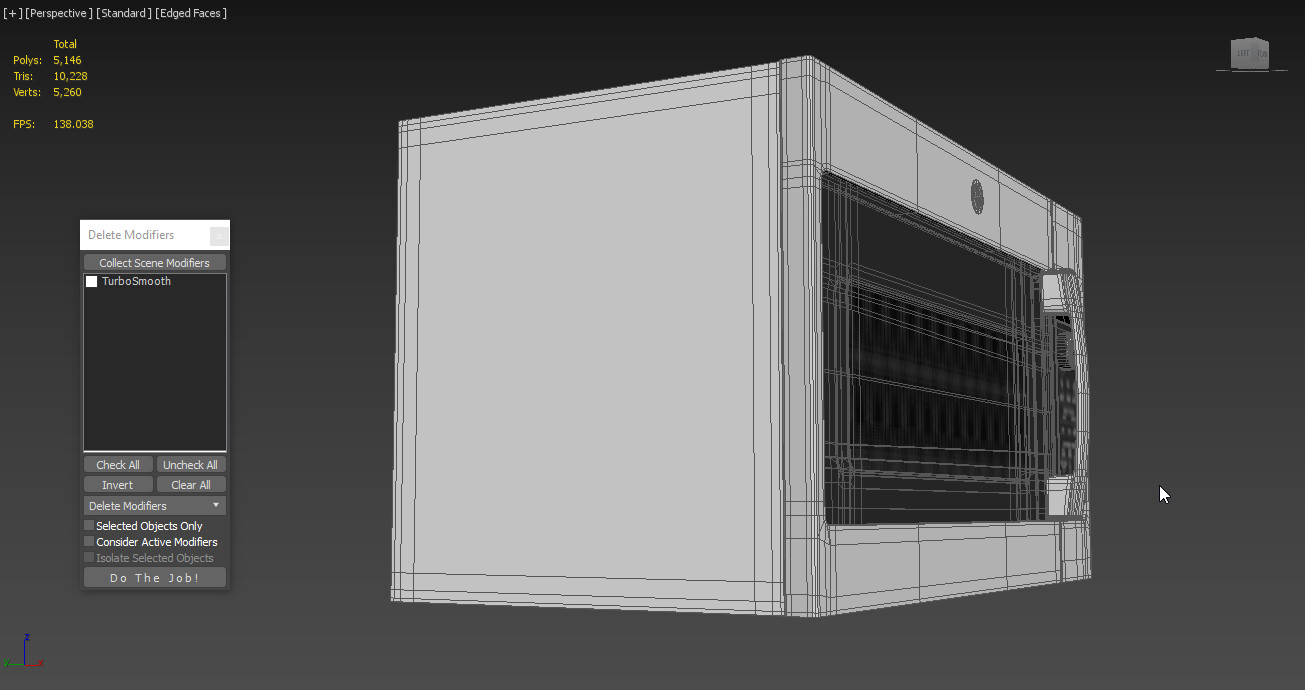 Ge Countertop Microwave Oven Jesp113Spss - 3D Model by 3dxin