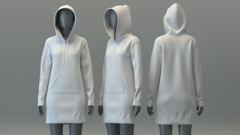 Pullover Hoodie Dress