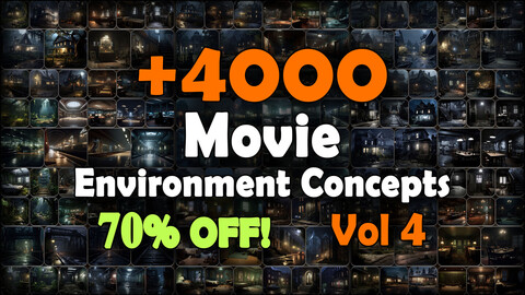 4000 Movie Concept Reference Pack | MEGA Bundle | 4K | v.4