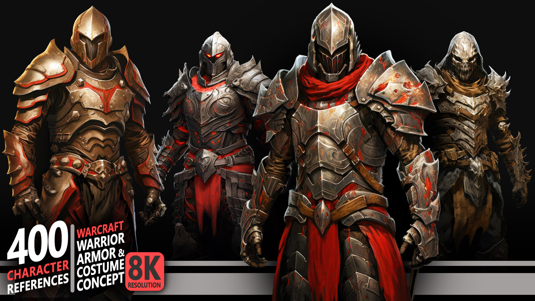 ArtStation - 400 Warcraft Warrior Armor & Costume Concept - Character ...