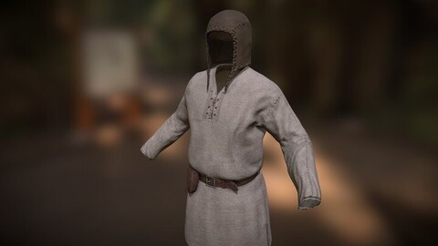 Medieval Man Cloth 01: Peasant, Town Folk, Villager