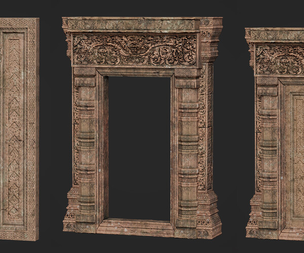 ArtStation - 60+ Modular Ancient Temple Assets / 3D Model / Textured ...