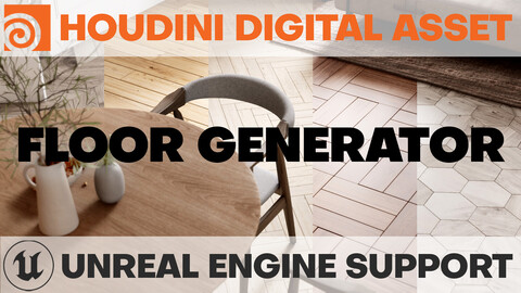 Procedural Tool | Floor Generator - Houdini Digital Asset (Unreal Engine Support)