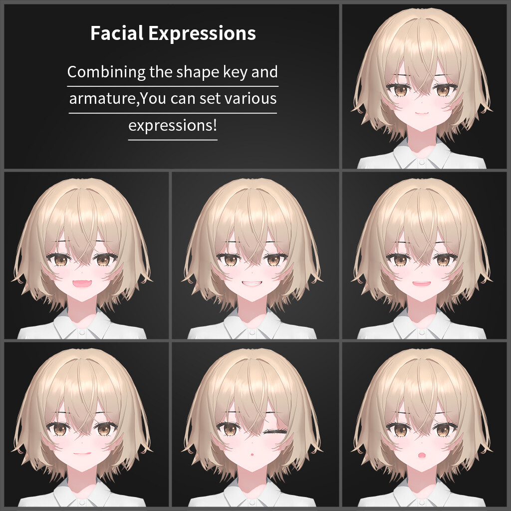 ArtStation - Anime Character Basemesh v10.0 | Resources