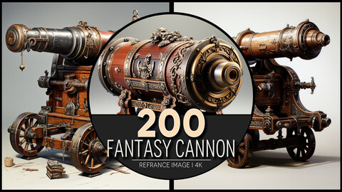 Fantasy Cannon 4K Reference/Concept Images