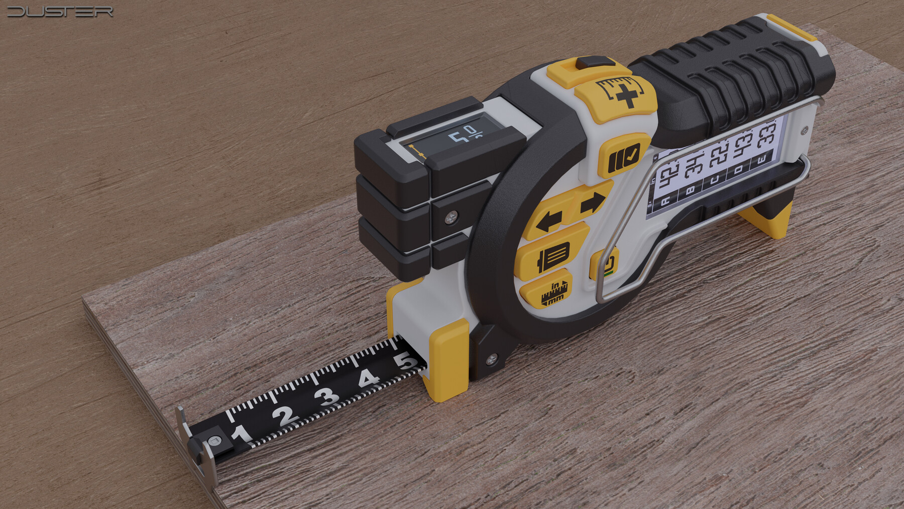Mini Tape Measure - 3D Model by DamnBrush