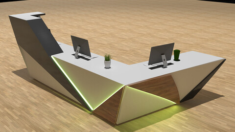 Elegant Reception Desk Table