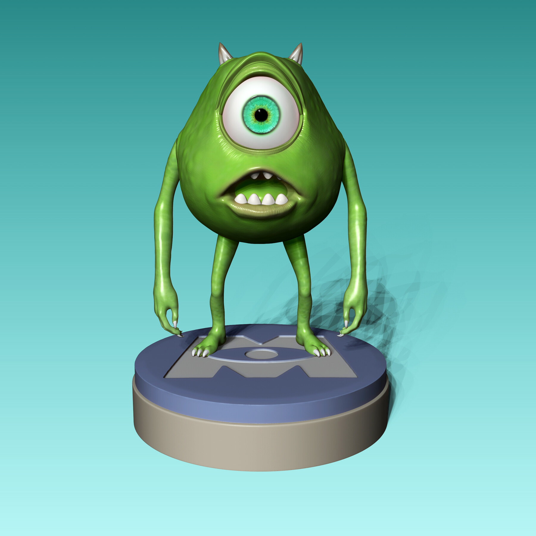 ArtStation - Mike Wazowski from Monsters | Resources