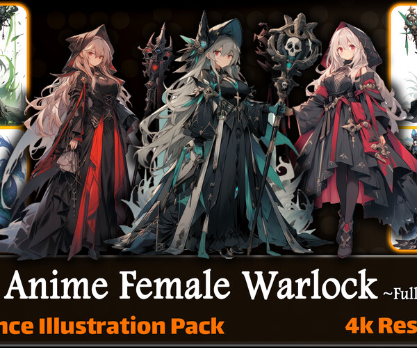 female warlock wallpapers