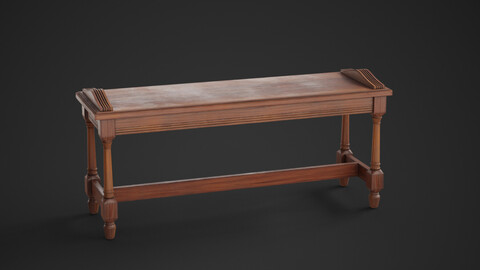 Edwardian Hall Bench